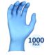 Best Manufacturing N-DEX Ambidextrous Powdered Nitrile Plus Gloves, Disposable, 8 Mil Thickness, 24.1 cm, Large, Blue 1000 Pack, 8005L/ 32891-842