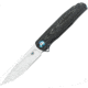 Bestech Knives Ascot Linerlock G10 Folding Knife, 4in Satin D2 Tool Steel Blade, Black/Gray G10 Handle, Pocket Clip, Ceramic Ball Bearings, Black Nylon Zippered Storage Case, Black and gray, BG19B
