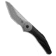 Bestech Knives Bestech Knives Excentric Frame Lock Knife Black SW Titanium 3.9" White BB, Black, Bohler M390, adult, BHQ-209774