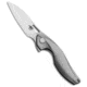Bestech Knives Bestech Knives Isham Reticulan Frame Lock Knife Gray Ti 2" Satin BT1810A, Gray, CPM S35VN, adult, BHQ-92173