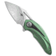 Bestech Knives Bestech Knives Nuke Frame Lock Knife Green Ti/Green G-10 Inlay 2.75" Satin, Green, Bohler M390, adult, BHQ-138743