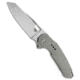 Bestech Knives Bestech Knives Nyxie Frame Lock Knife Gray Titanium 3.4" Satin BT2209A, Gray, CPM S35VN, adult, BHQ-173991