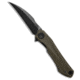 Bestech Knives Bestech Knives Ostap Hel Ivy Liner Lock Knife OD Green G-10 3.1" Black SW, OD Green, Sandvik 14C28N, adult, BHQ-200635