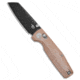 Bestech Knives Bestech Knives Slasher Bar Lock Knife Natural Micarta 3" Black D2 BG43E, Brown, D2, adult, BHQ-227340