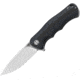 Bestech Knives Bobcat Linerlock Black/Blue Folding Knife, 3.25 D2 tool steel stonewash and satin finish bla, Black and blue finger grooved G10 handle, BG22D-1