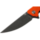 Bestech Knives Eye of Ra Linerlock Orange Folding Knife, 3.38 gray coated D2 tool steel blade, Orange G10 handle, BG23D