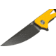 Bestech Knives Eye of Ra Linerlock Yellow Folding Knife, 3.38 gray coated D2 tool steel blade, Yellow G10 handle, BG23C