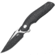 Bestech Knives Ghost Framelock CF Folding Knife, S35Vn Blade With Black Stonewash + Flat Satin, Carbon Fiber Handle, 4.53 Inches Closed Length, Ceramic Ball Bearing, BT1905D