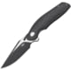Bestech Knives Ghost Framelock CF Folding Knife, S35Vn Blade With Black Stonewash + Flat Satin, Carbon Fiber Handle, 4.53 Inches Closed Length, Ceramic Ball Bearing, BT1905D