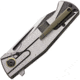 Bestech Knives HORUS Framelock Folding Knife, 3.5in S35Vn SS Blade, Black/Silver Titanium Handle, Pocket Clip, Black Stonewash And Satin Blade, Black Nylon Zippered Case, Black and silver, BT1901C