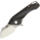 Bestech Knives IMP Tiium Framelock CF Folding Knife, 1.75in Satin Cpm S35Vn SS Blade, Titanium Handle With Carbon Fiber Onlay, Pocket Clip, Black Nylon Zippered Storage Case, BT1710A