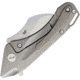 Bestech Knives IMP Tiium Framelock Folding Knife, 1.75in Satin Cpm S35Vn SS Blade, Gray Titanium Handle, Pocket Clip, Black Nylon Zippered Storage Case, Gray, BT1710C