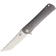 Bestech Knives Kendo Framelock Folding Knife, Stripe, Stripe anodized titanium handle, BT1903-F