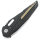 Bestech Knives Malware Framelock CF Folding Knife, S35Vn Blade With Black Stonewash Finish, Carbon Fiber And Titanium Handle, 4.72 Inches Closed Length, Ceramic Ball Bearing, Black, BT1902D