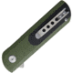 Bestech Knives Pebble Linerlock Folding Knife, 3in Stonewash Vg-10 SS Blade, Black/Green G10 Handle, Pocket Clip, Black Nylon Zippered Storage Case, Black/Green, BG07A