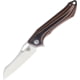 Bestech Knives Platypus Linerlock Folding Knife, 3.5" stonewash and satin finish D2 tool steel blad, Camo G10 handle, BG28C