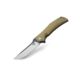 Bestech Knives Scimitar BG05C 3.75 in Plain Edge Folding Blade, Beige G10 Handle, BG05C-2