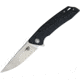 Bestech Knives Spike Linerlock Folding Knife, 3.75in 12C27 Sandvik SS Drop Point, Black Glass Filled Nylon Handle, Pocket Clip, Stonewash And Satin Blade, Black, BG09A-2
