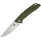Bestech Knives Spike Linerlock Folding Knife, 3.75in 12C27 Sandvik SS Drop Point, Green Glass Filled Nylon Handle, Pocket Clip, Stonewash And Satin Blade, Green, BG09B-2
