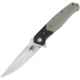 Bestech Knives Swordfish Linerlock Folding Knife, 4in, MagnaCut, Plain Edge, G10 Handle, Beige/Black, BG03K