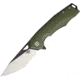 Bestech Knives Toucan Linerlock Folding Knife, 3.5in D2 Tool Steel Blade, Green G10 Handle, Thumb Pull, Pocket Clip, Black/Satin Blade, Green, BG14B-2