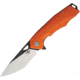 Bestech Knives Toucan Linerlock Folding Knife, 3.5in D2 Tool Steel Blade, Orange G10 Handle, Thumb Pull, Pocket Clip, Black/Satin Blade, Orange, BG14D-2