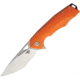 Bestech Knives Toucan Linerlock SW Folding Knife, 3.5in D2 Tool Steel Blade, Orange G10 Handle, Thumb Pull, Pocket Clip, Stonewash And Satin Blade, Orange, BG14D-1