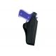 Bianchi 7001 AccuMold Thumbsnap Holster, Left Hand, Black, 17720
