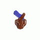 Bianchi 77 Piranha Holster - Plain Tan, Left Hand 24125