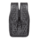 Bianchi 7944 Slimline Double Mag Pouch, Basketweave Black w/ Chrome Snap, Fits Glock 20/21 &amp; Similar