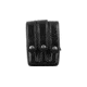 Bianchi 7945 Slimline Triple Magazine Pouch, Plain Black, Chrome Snap - Beretta 92/96, Fits Glock 17/19 &amp; Similar