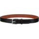 Bianchi B12 Reversible Sport Stitched Belt - Plain Black,Size 32 12876