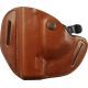 Bianchi 82 CarryLok Auto Retention Belt Slide Holster, Glock 19/Glock 23/Glock 36/Glock 19C/Glock 23C/Glock 19MB, Left Hand, Plain, Tan, 22151
