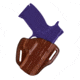 Bianchi Model 58 P.I. Open-Top Belt Slide Holster, For Glock 17/19/22/23/26/27/31/32/33/41,Right, Tan, 24996