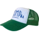 Big Agnes Camp Foam Front Trucker, White/Kelly Green, One Size, AHCAMP-WKG-OS