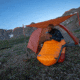 Big Agnes Torchlight EXP 0 Sleeping Bag, Tangelo/Chinois Green, Small, BTEXPSL025