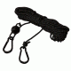 Big Game Treestands Deluxe Lift Cord, includes 2-Heavy Duty Caribiner Clips, Black LA075