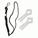 Big Game Treestands Scent Drag, includes 2-Pack Absorbent Split Felt Wicks, 48in Drag Rope, Heavy-Duty Clip, Black/White SW110