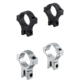 BKL Technologies 0.6in Long Dovetail Rings, Series 300, Black, Silver