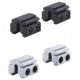 BKL Technologies Model 167 1in Long Tri-Mount Dovetail Riser Mount, Black, Silver