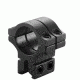 Model 263 1in Double Strap Dovetail Ring,Single,Matte Black
