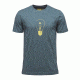 Black Diamond BD Idea Mens Short Sleeve Logo Tee Shirt, Adriatic, Small, APH806455SML1