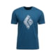 Black Diamond Engineered Diamond Short Sleeve Tee - Men's, Indigo, Large, AP7524724013LRG1