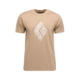 Black Diamond Engineered Diamond Short Sleeve Tee - Men's, Mushroom, Medium, AP7524722015MED1