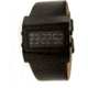 Black Dice Chill Men's Watch - Black Case, Black Leather Strap BLABD-057-04