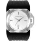 Black Dice Don Men's Watch - SS Case, White Dial, Black Rubber Strap BLABD-039-02