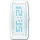Black Dice Guru Watch - White Rubber Strap, White/Blue Display BLABD-044-05