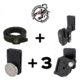 Black Scorpion Outdoor Gear Combo Rig N7 Belt + 3 Storm Grand Master + 1 Competition Magnetic Pouch + Holster Grand Master 2011, Black, Medium, CO17-BTMBK-MPGMBK-HO2011BK