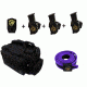 Black Scorpion Outdoor Gear IPSC / USPSA Black Scorpion Grand Master Pistol Magazine Pouch / Belt Combo, Purple, Large, CO04-4444-01GMLPUR