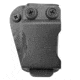 Black Scorpion Outdoor Gear IWB Pistol Magazine Pouch, GLOCK, Double Stack Magazines, 9mm Luger/ .40 S&amp;W, Kydex, Black, MP01-IWB-GLBKRH